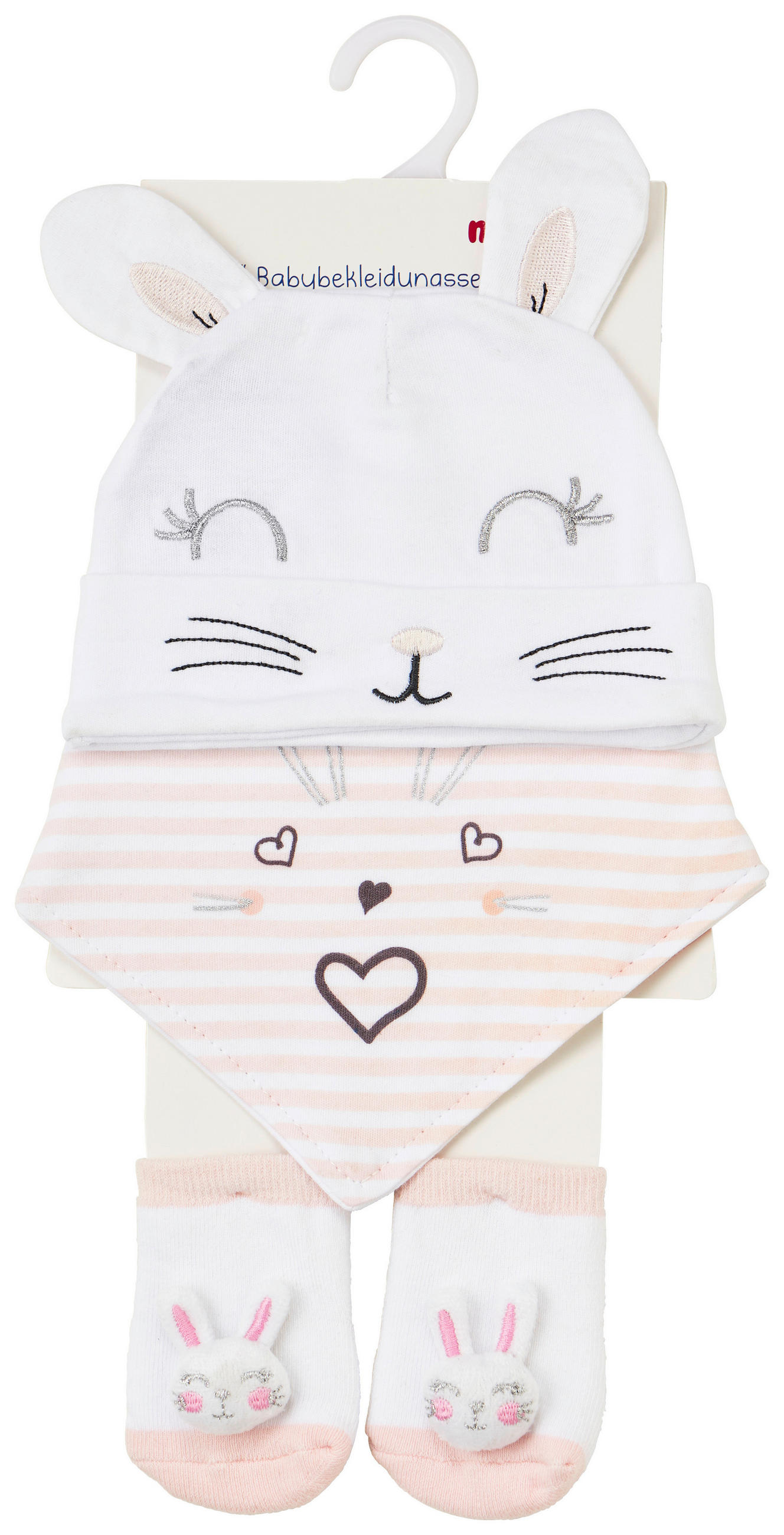 KLÄDSET FÖR BABY 3 delar  - rosa, Trend, textil (50-68null) - My Baby Lou