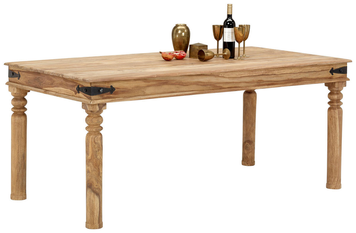 STOL ZA BLAGOVAONICU  prirodne boje  drvo      - prirodne boje, Romantično / ladanjski, drvo (180/90/77cm) - Livetastic