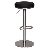 BARPALL i svart  - silver/svart, Modern, metall/textil (38/57/38cm) - MID.YOU