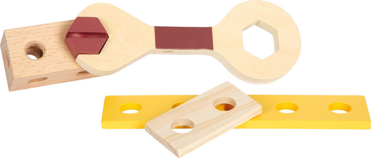 KINDER-WERKZEUGKOFFER - Multicolor, Basics, Holz/Metall (25/26/13cm) - small foot