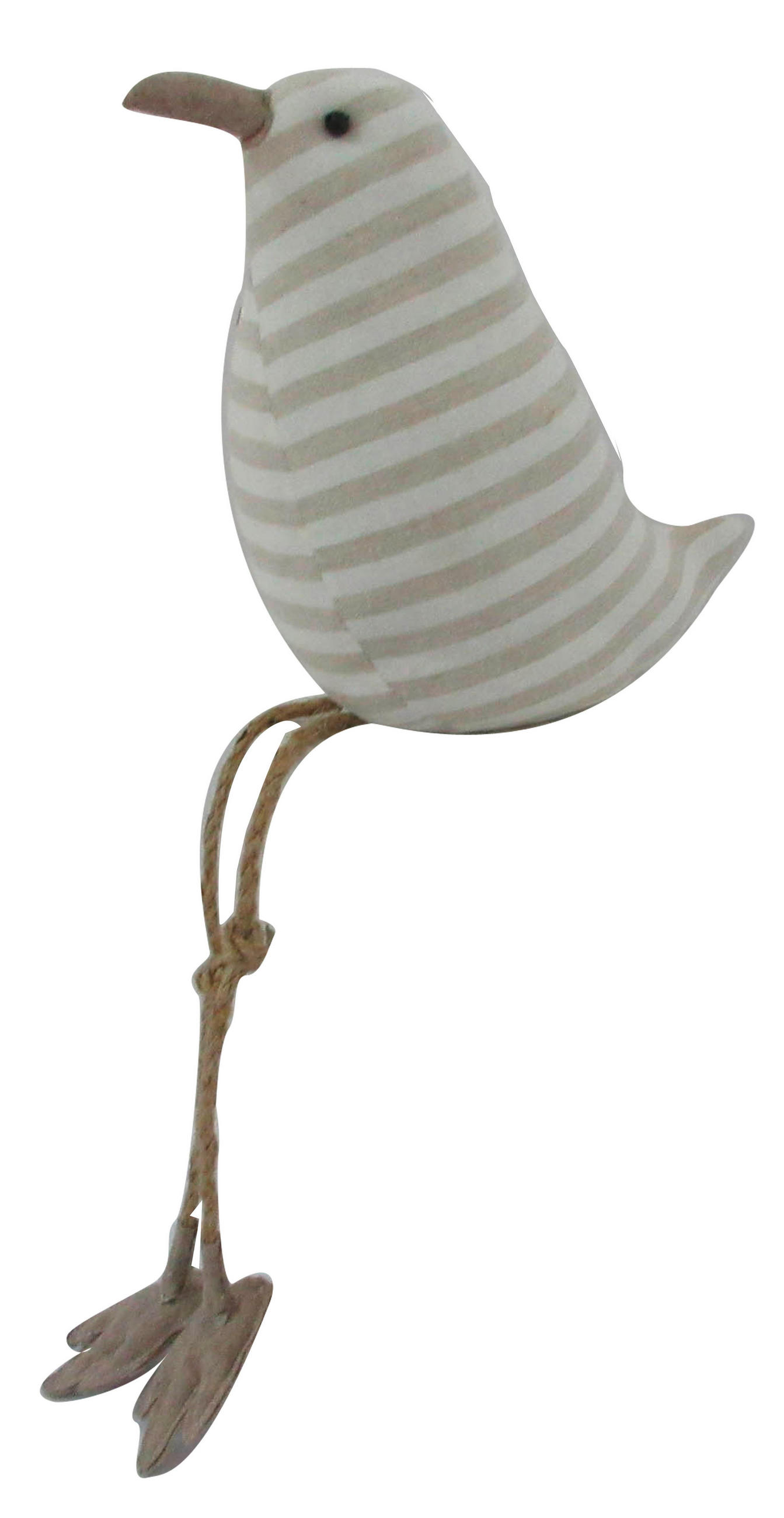 DEKOVOGEL - Hellbraun/Weiß, LIFESTYLE, Textil (17/48/10cm)