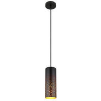 HÄNGELEUCHTE 10/150 cm    - Goldfarben/Schwarz, Design, Metall (10/150cm) - Globo