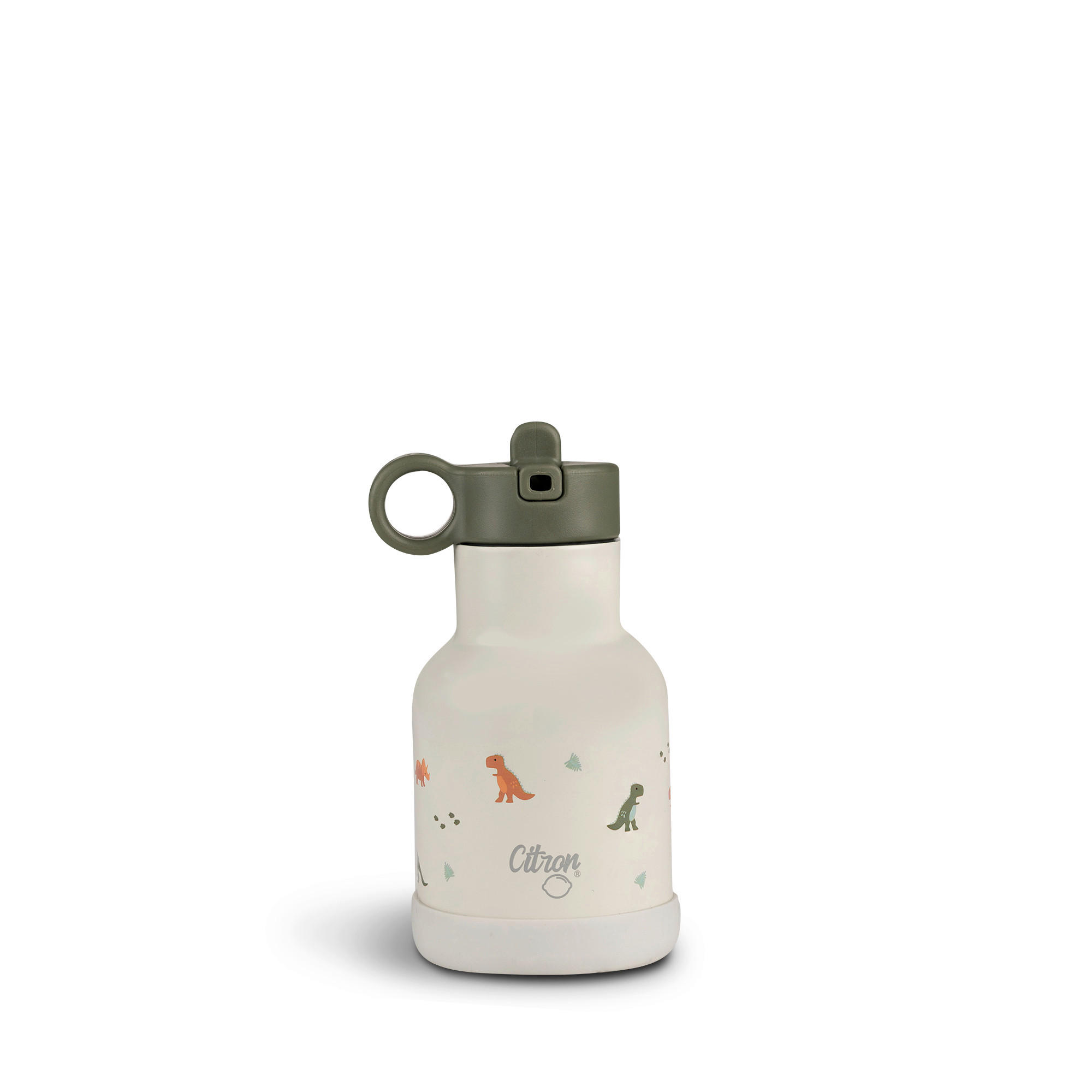 KINDERTRINKFLASCHE  - Weiss, Basics, Kunststoff/Metall (7,4/15,5cm)