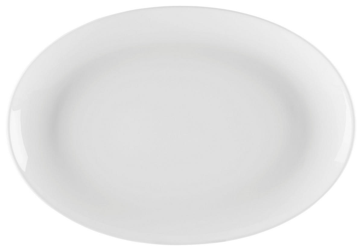 PLADENJ  Rondo    35/25/3 cm         - bela, Konvencionalno, keramika (35/25/3cm) - Seltmann Weiden