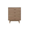 KOMMODE Melanie  in 80/100/44 cm  - Eichefarben, Design, Holzwerkstoff (80/100/44cm) - MID.YOU