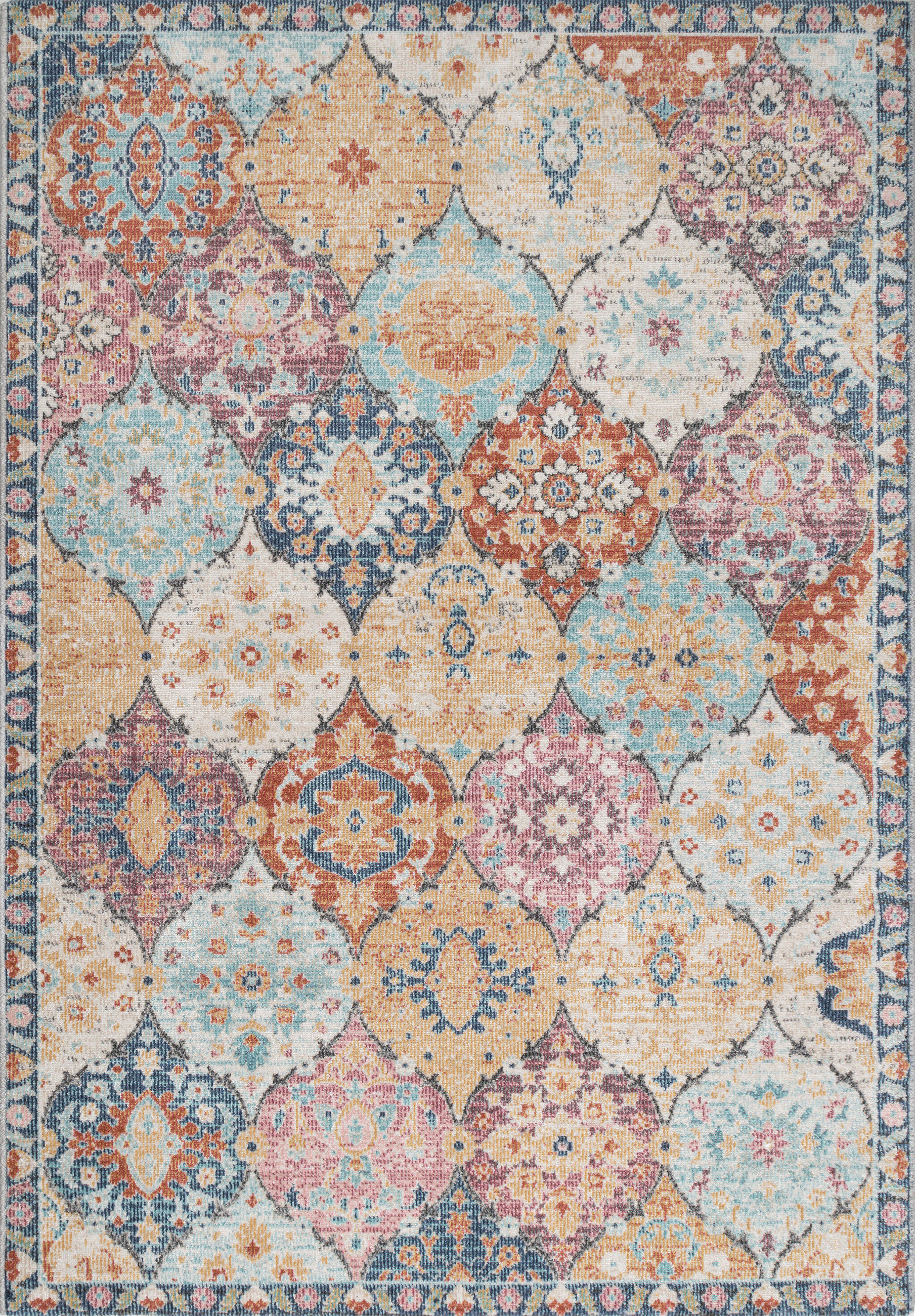 Novel Läufer Salsa Mehrfarbig 80x300 cm
