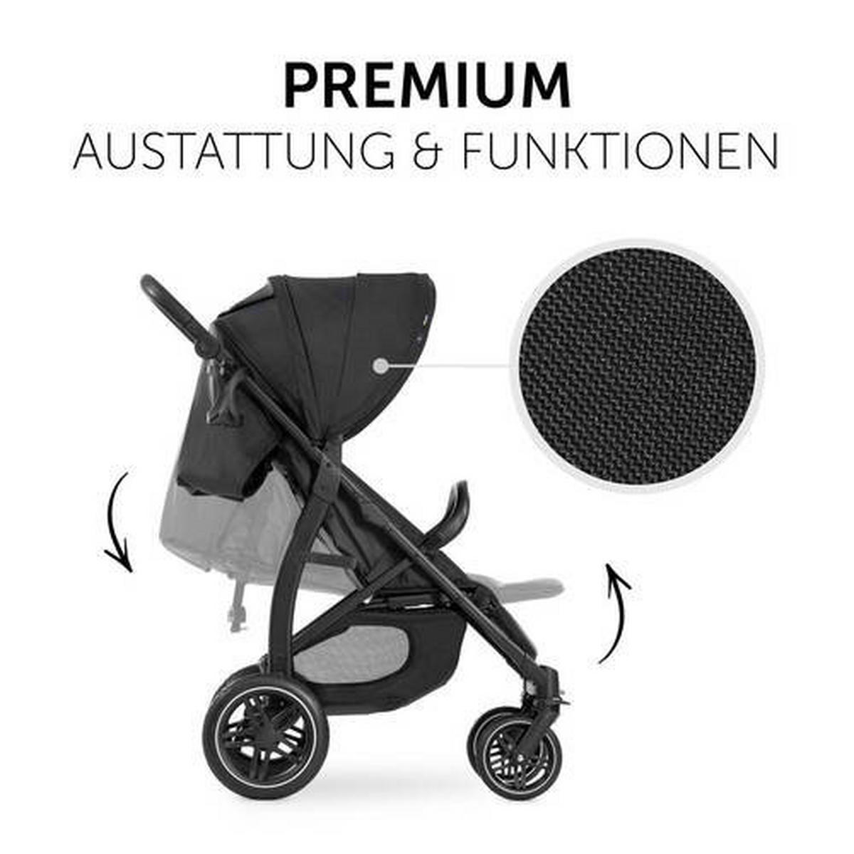 BUGGY RAPID 4 D  - Schwarz, Basics, Textil (92/57/110cm) - Hauck