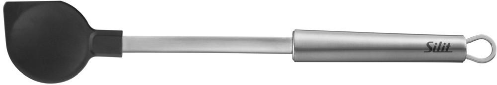 KOCHLÖFFEL  - Silberfarben, Basics, Kunststoff/Metall (34cm) - Silit