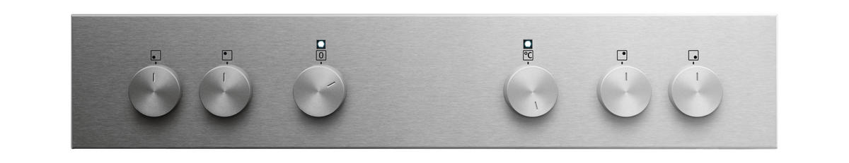 HERDSET ELXH2X  - Edelstahlfarben, Basics, Glas/Metall (59,4/59,0/56,0cm) - Electrolux