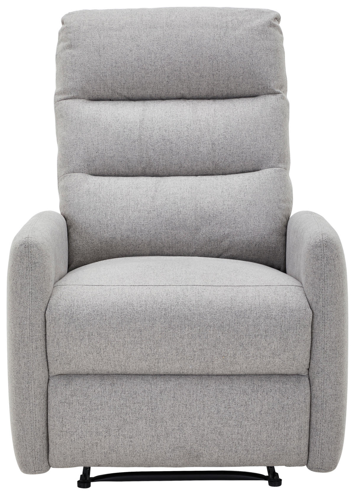 FERNSEHSESSEL  mit Webstoff Hellgrau  - Hellgrau/Schwarz, Design, Kunststoff/Textil (78/105/94cm) - Carryhome