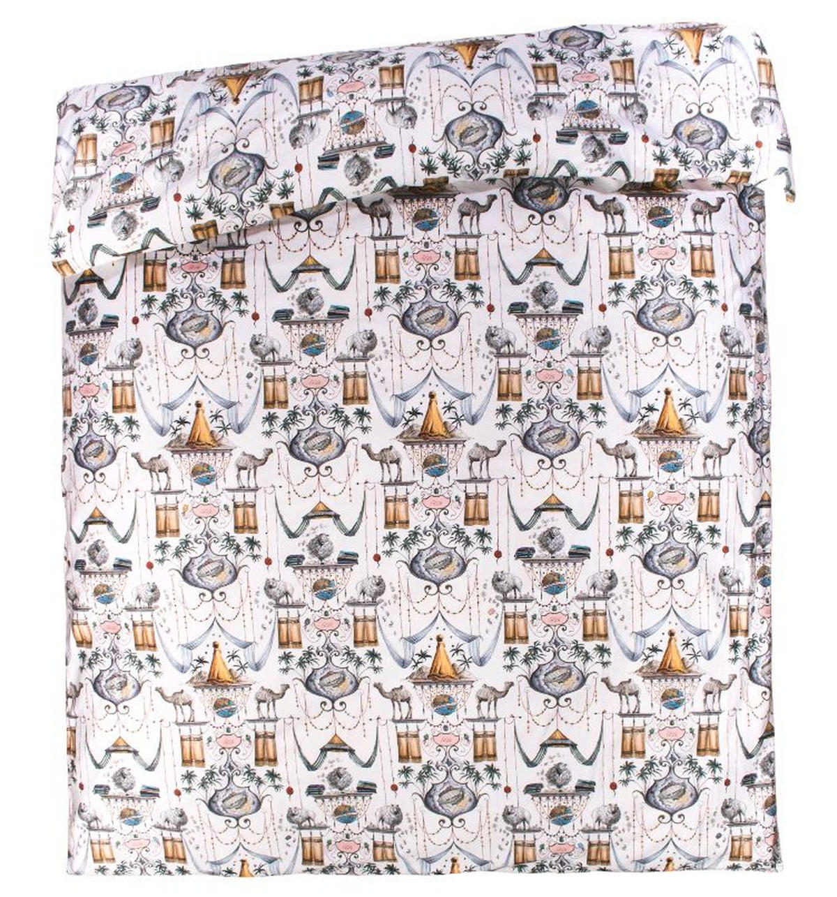 BETTDECKENBEZUG Centuries Satin 135/200 cm  - Multicolor/Weiß, Trend, Textil (135/200cm) - Zoeppritz