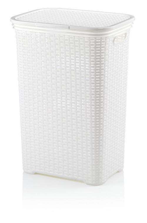 WÄSCHETONNE Brasilia - Weiß, Basics, Kunststoff (33,5/60/43,5cm) - Kela