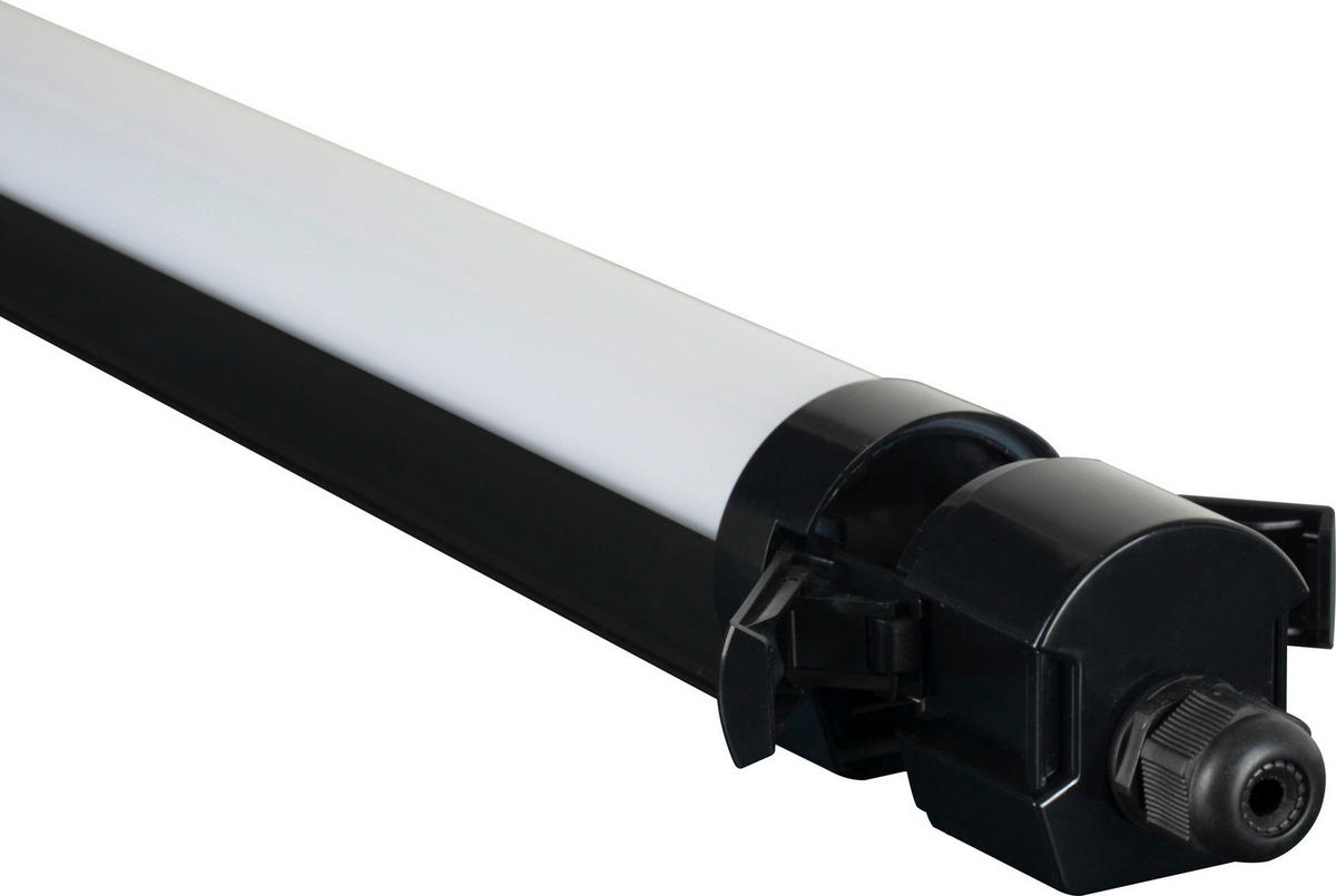LED-DECKENLEUCHTE pro 62/6/6 cm   - Schwarz, Basics, Kunststoff (62/6/6cm)
