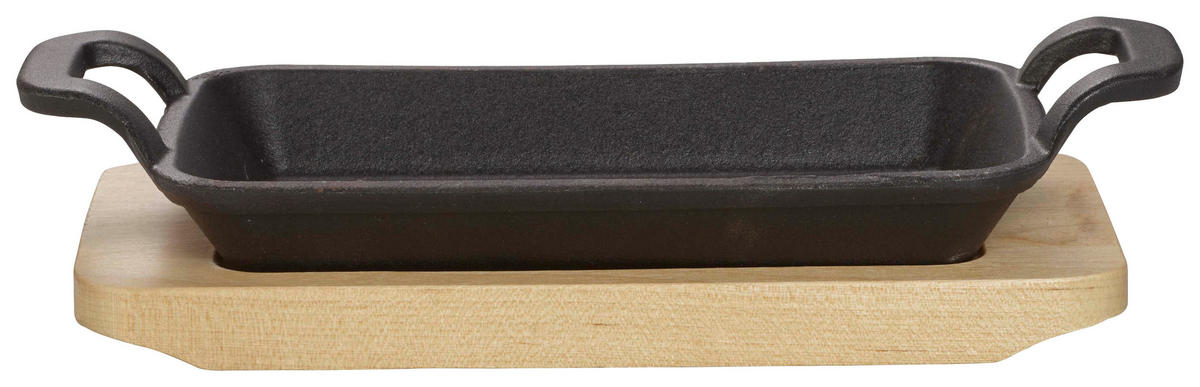 ZAPEKACIA MISA, kov 17/10/2,5 cm - čierna, Design, kov (17/10/2,5cm) - Echtwerk