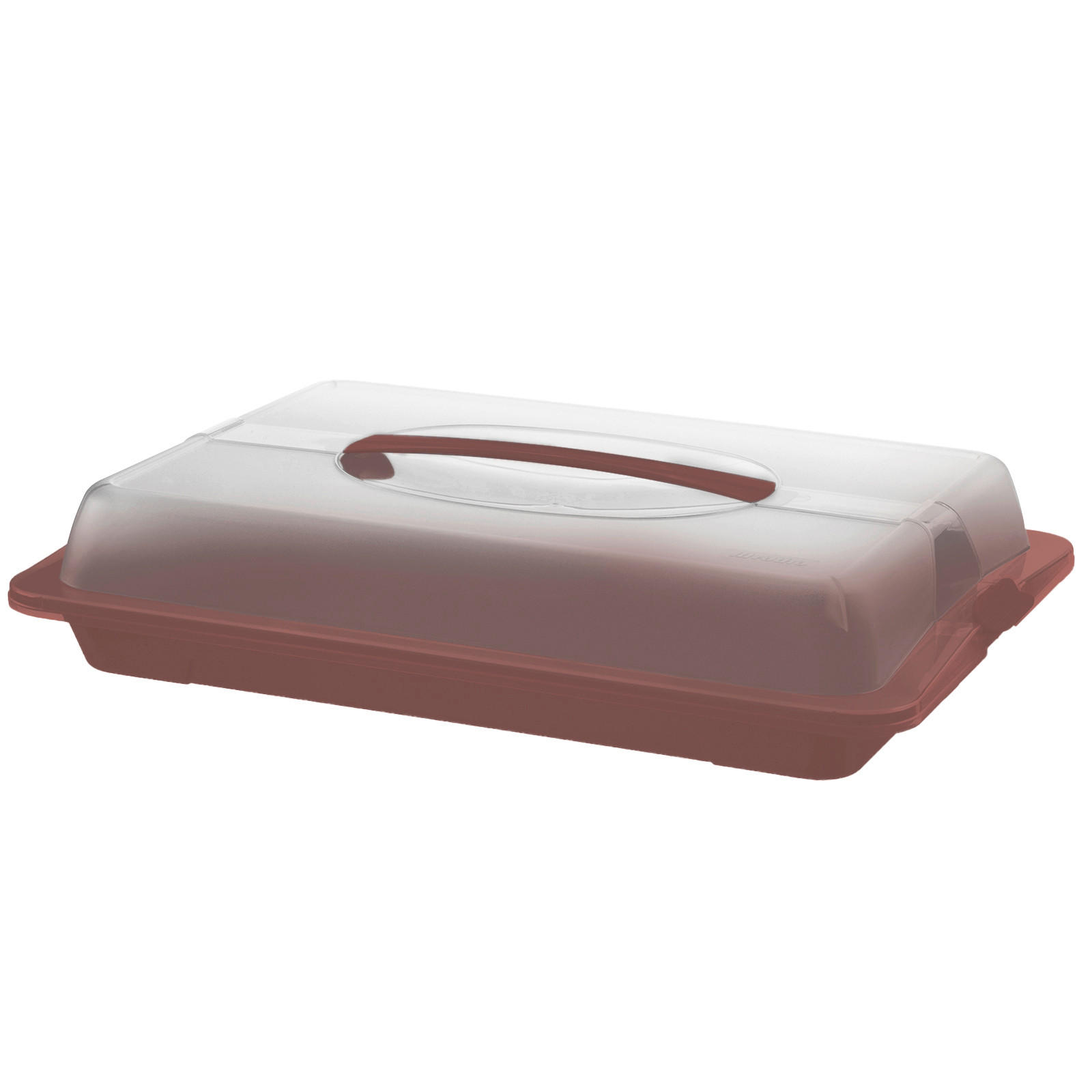 PARTYBUTLER - Klar/Rostfarben, KONVENTIONELL, Kunststoff (43,5/29,5/9cm) - Rotho