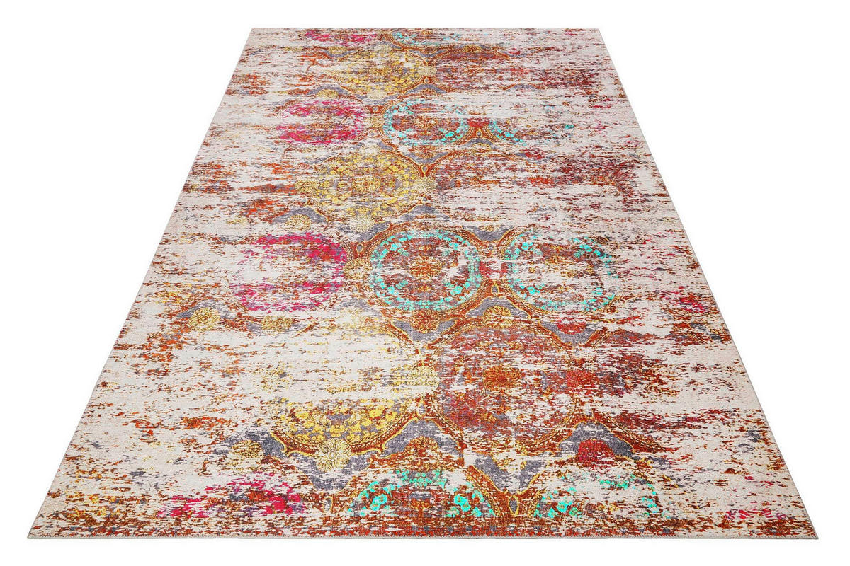 FLACHWEBETEPPICH  Wohnzimmer 140/200 cm Focus Multicolor rechteckig  - Multicolor, Design, Textil (140/200cm) - WECON HOME