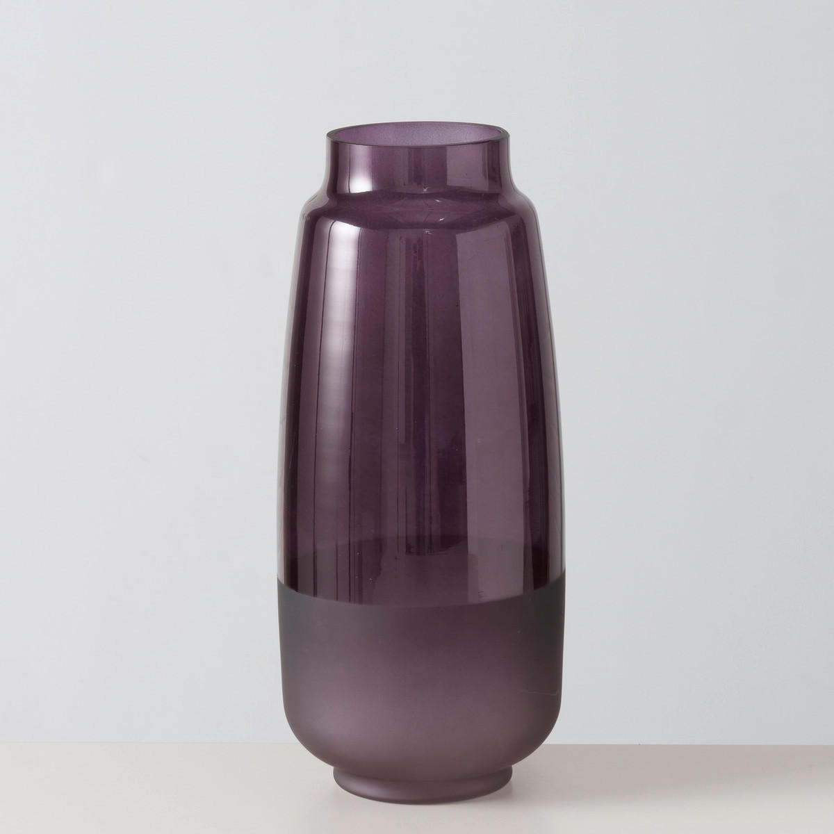 VASE  - Schwarz, Basics, Glas (17/38,2cm) - Ambia Home