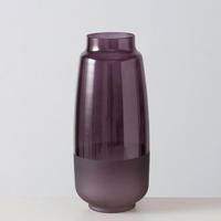 VASE  - Schwarz, Basics, Glas (17/38,2cm) - Ambia Home