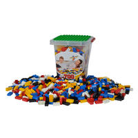 KOCKE ZA SLAGANJE  Blox  - bijela/žuta, Basics, plastika (24,5/24,5/25cm) - Simba