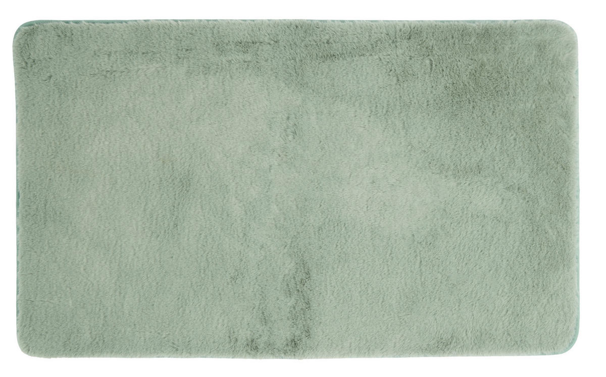 BADEMATTE Salbeigrün 60/100 cm  - Salbeigrün, Basics, Kunststoff/Textil (60/100cm) - Esposa