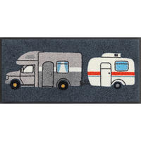 BĚHOUN, 35/75 cm, šedá - šedá, Design, textil/plast (35/75cm) - wash+dry