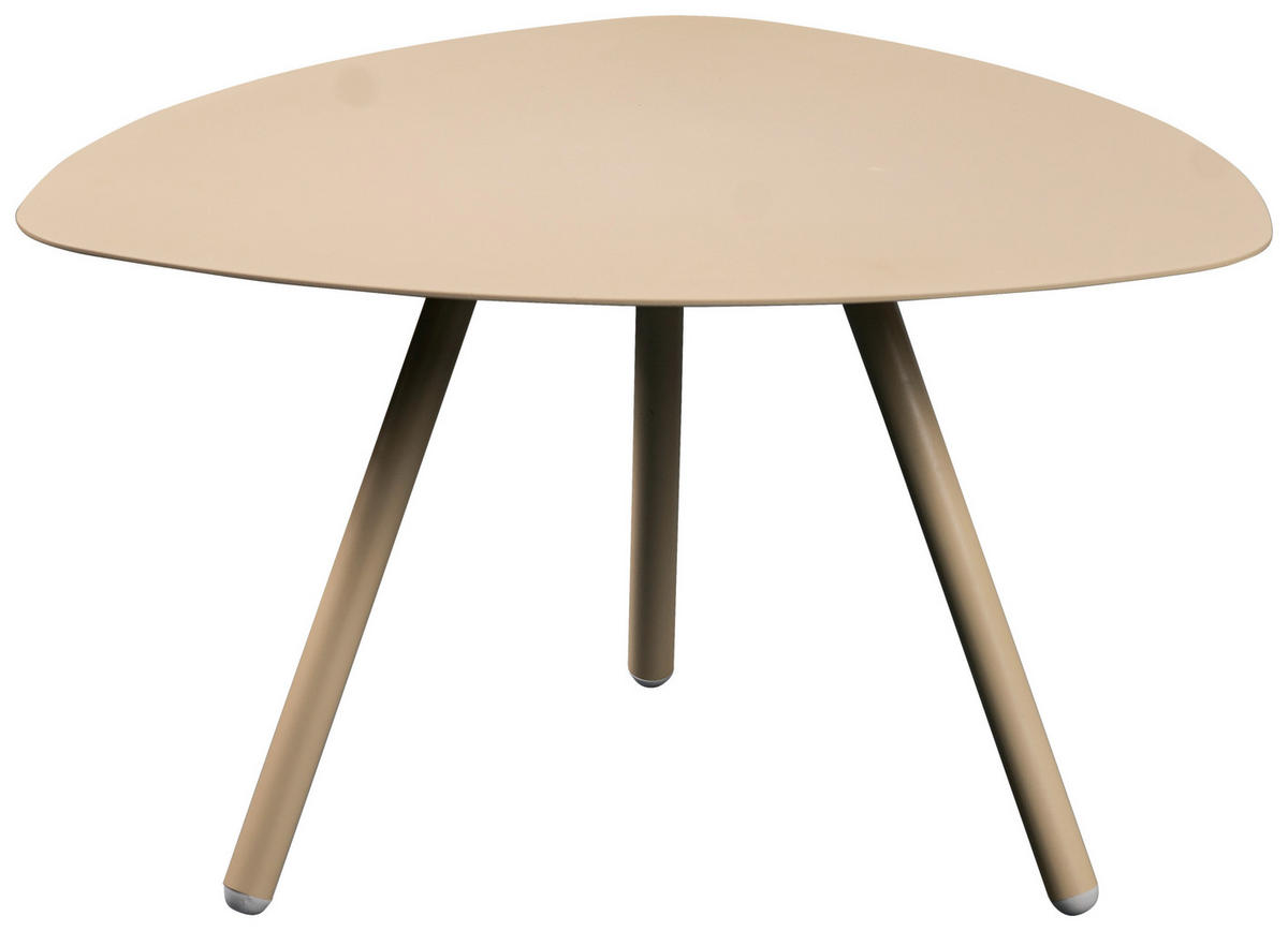 ODKLÁDACÍ STOLEK, krémová - krémová, Design, kov (60/60/35cm) - Xora