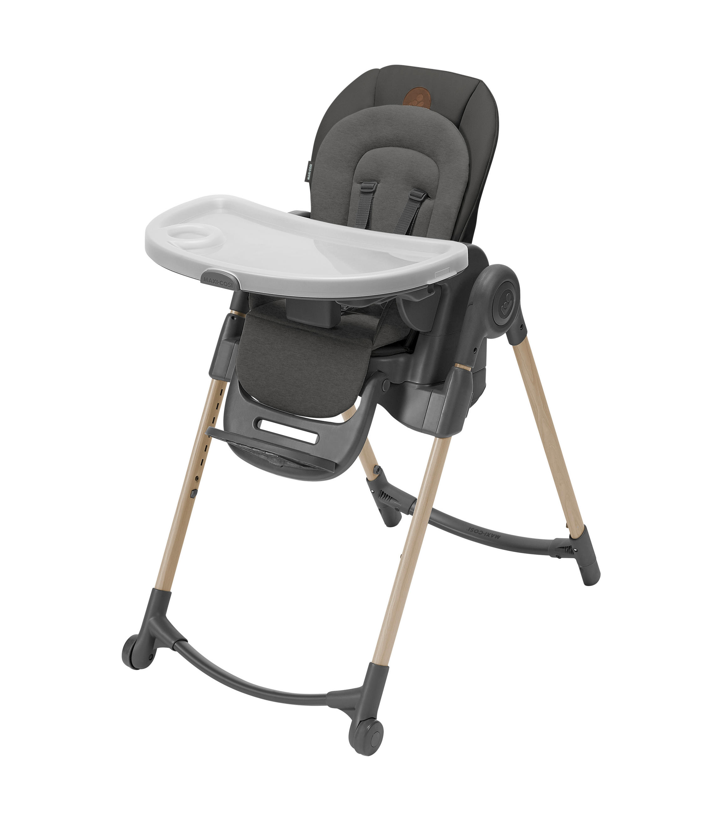 STOLČEK ZA HRANJENJE  MINLA  57/106/86 cm         temno siva  - temno siva, Basics, kovina/umetna masa (57/106/86cm) - Maxi-Cosi