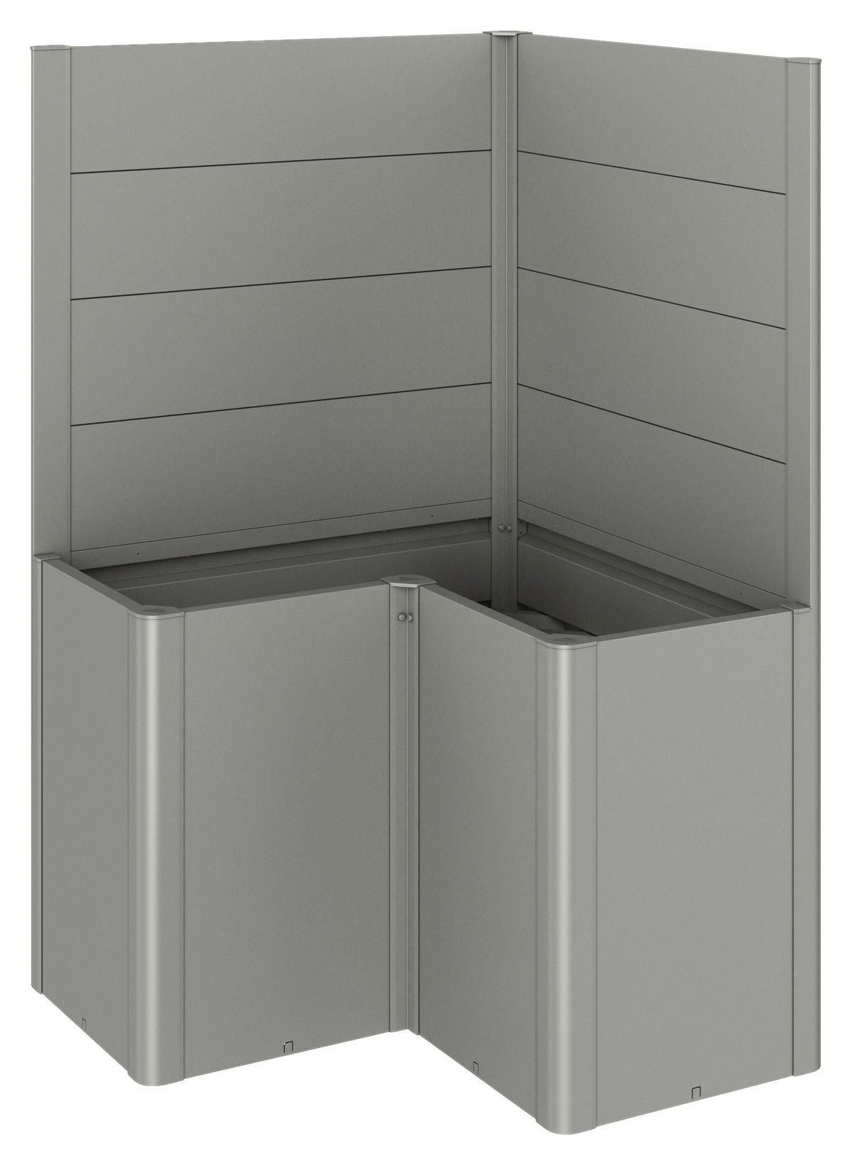 SICHTSCHUTZ ohne Hochbeet - Grau, Basics, Metall (102/91/102cm) - Biohort