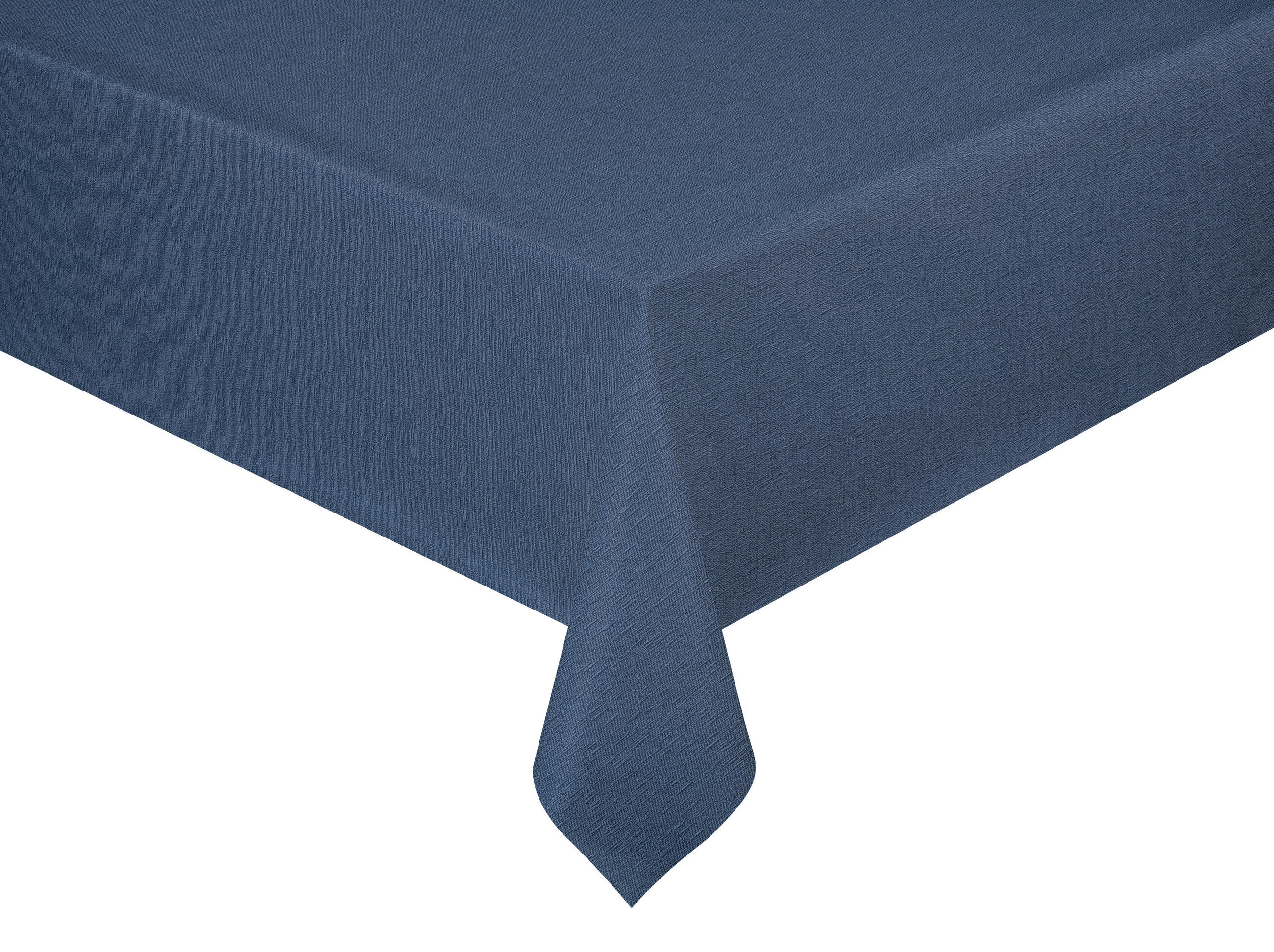 TISCHDECKE MILANO Textil Dunkelblau 140 cm  - Dunkelblau, Basics, Textil (140cm) - Peyer Syntex