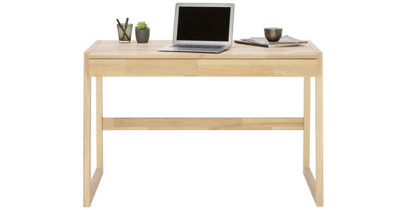 SCHREIBTISCH 120/65/75 cm in Kernbuche - Kernbuche, Natur, Holz (120/65/75cm) - Linea Natura