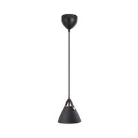 PENDELLEUCHTE Strap 18/16.5 cm  - Schwarz, Design, Metall (18/16.5cm) - Nordlux