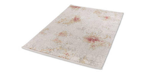 WEBTEPPICH GRAVINA - Beige/Rot, Design, Textil (80/150cm) - Novel