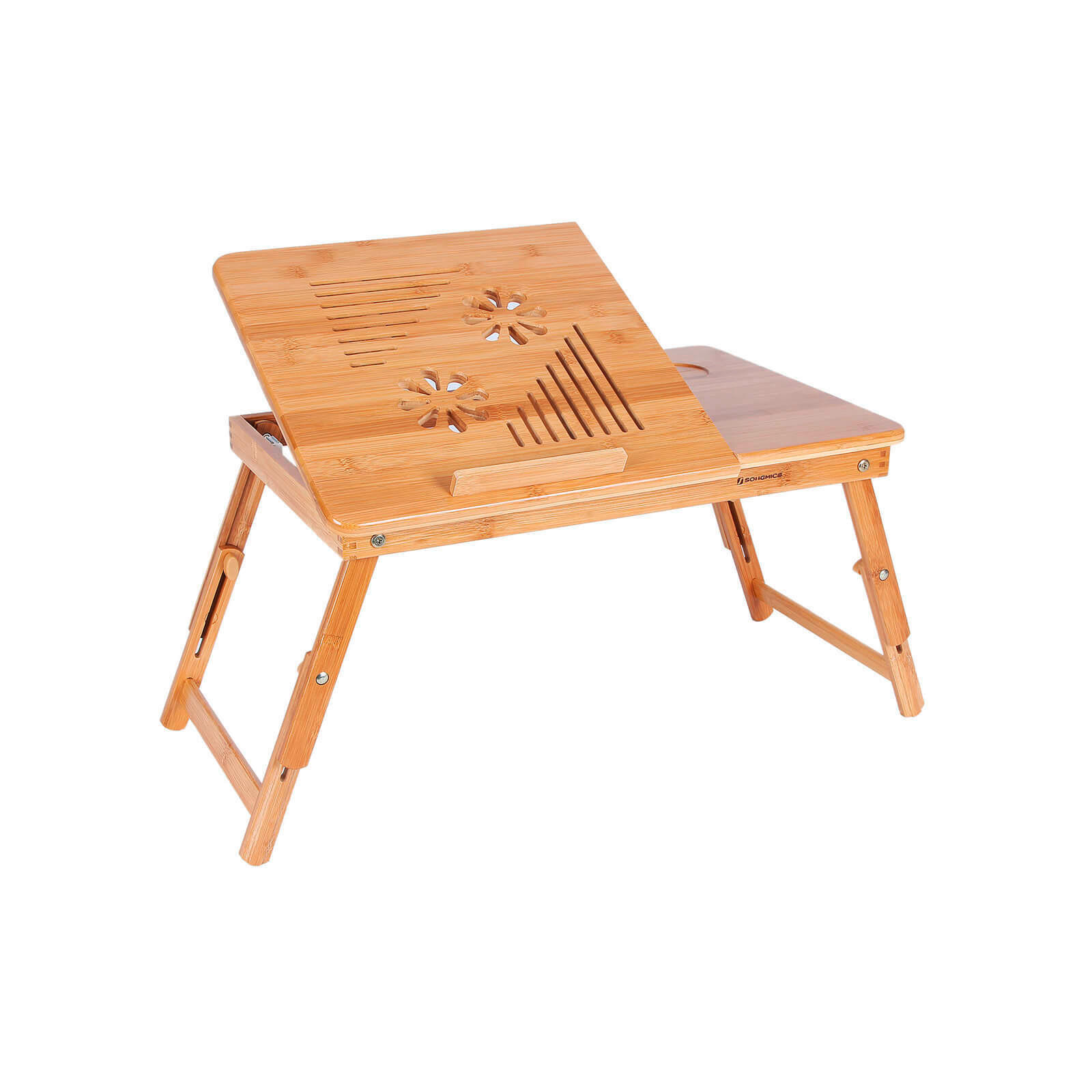 STŮL NA NOTEBOOK, přírodní barvy, 55/35/29 cm - přírodní barvy, Basics, dřevo (55/35/29cm) - Boxxx