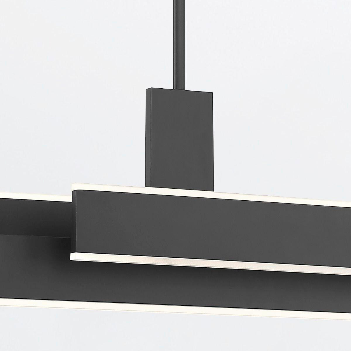 LED-HÄNGELEUCHTE 114,5/33/10 cm    - Schwarz, Design, Kunststoff/Metall (114,5/33/10cm) - Elstead Lighting