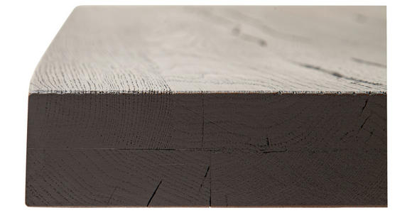 TISCHPLATTE Eiche massiv Grau, Eichefarben  - Eichefarben/Grau, Design, Holz (190/100/6cm) - Waldwelt