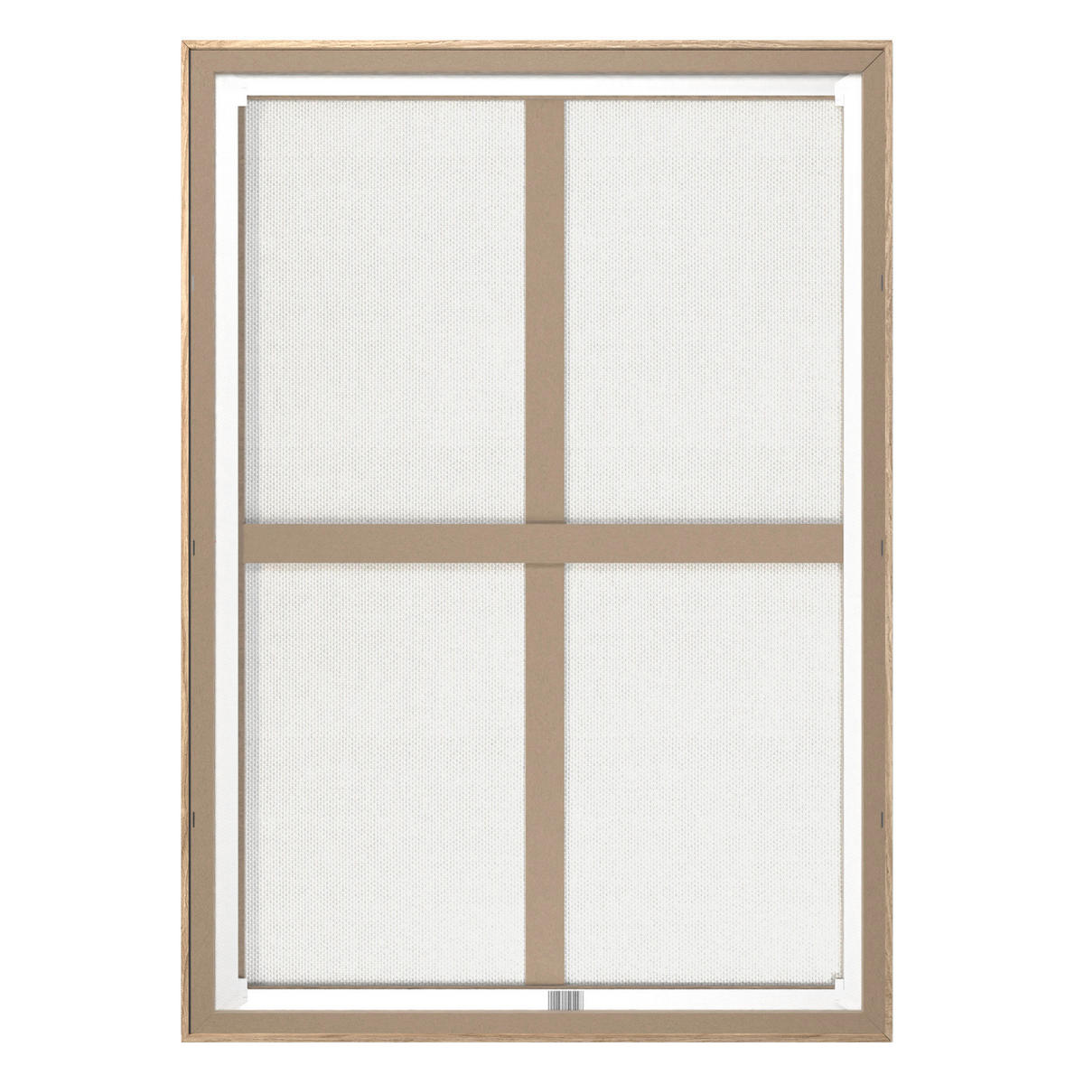 LEINWANDBILD Abstraktes 70/100 cm  - Beige/Weiß, Basics, Holz/Textil (70/100cm)