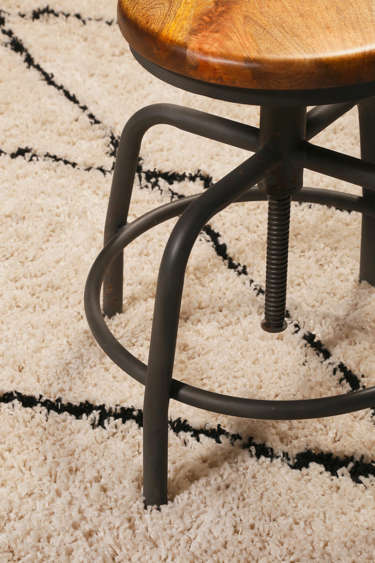 HOCHFLORTEPPICH 133/200 cm Studio One Beige  - Beige, Design, Textil (133/200cm) - WECON HOME