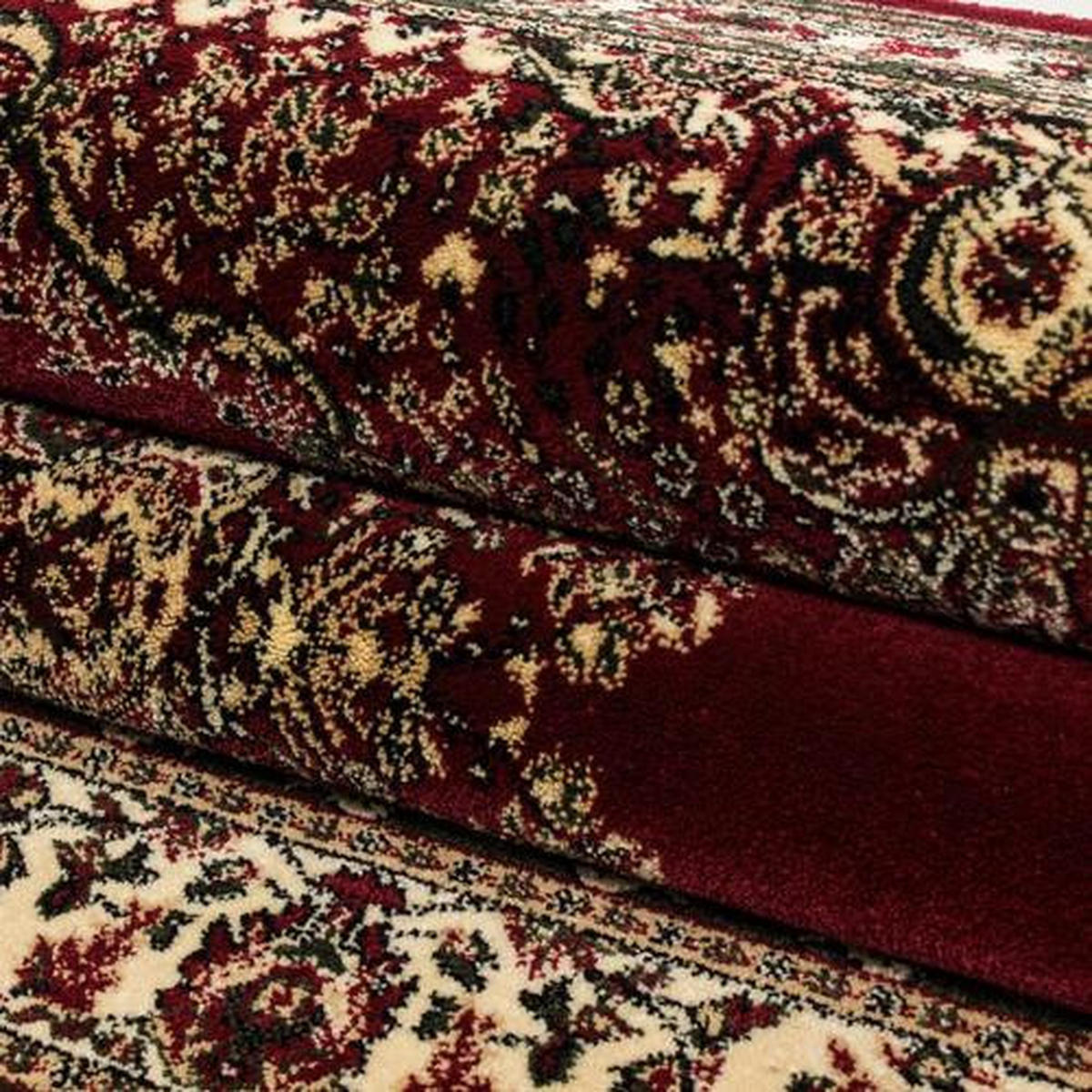 TKANA PREPROGA  Marrakesh     160/230 cm    tkano  večbarvno, rdeča  - rdeča/večbarvno, Konvencionalno, tekstil (160/230cm) - Esposa