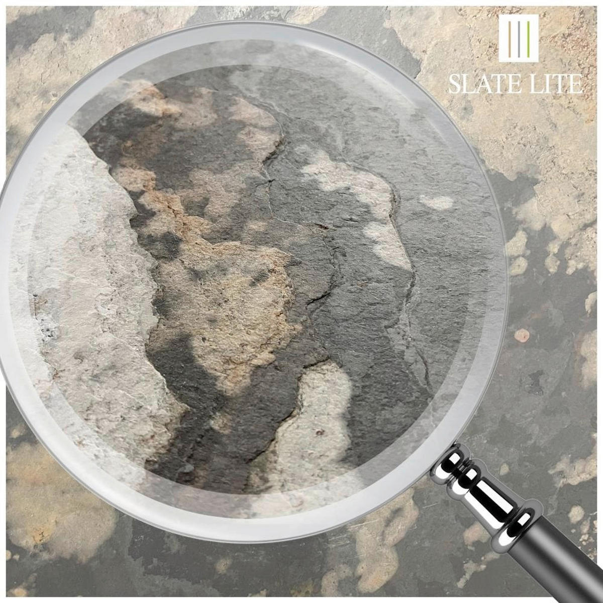 WANDPANEEL Anthrazit, Grau, Schwarz, Sandfarben, Dunkelgrau, Beige  - Sandfarben/Dunkelgrau, Basics, Kunststoff/Stein (122/61cm)