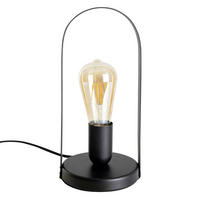 TISCHLEUCHTE FARO 13,5/28,5 cm   - Schwarz, Design, Metall (13,5/28,5cm) - Näve