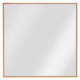 WANDSPIEGEL 72/72/3 cm    in quadratisch  - Buchefarben, MODERN, Glas/Holz (72/72/3cm) - Linea Natura