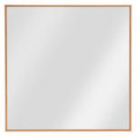 WANDSPIEGEL 72/72/3 cm    in quadratisch  - Buchefarben, MODERN, Glas/Holz (72/72/3cm) - Linea Natura