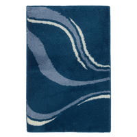 KOBEREC DO KOUPELNY,  - tmavě modrá, Design, textil/plast (60/2/90cm) - Kleine Wolke