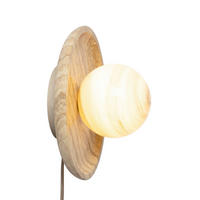 WANDLEUCHTE It's about RoMi 25/25/16 cm  - Sandfarben, Trend, Glas/Stein (25/25/16cm) - It's about Romi