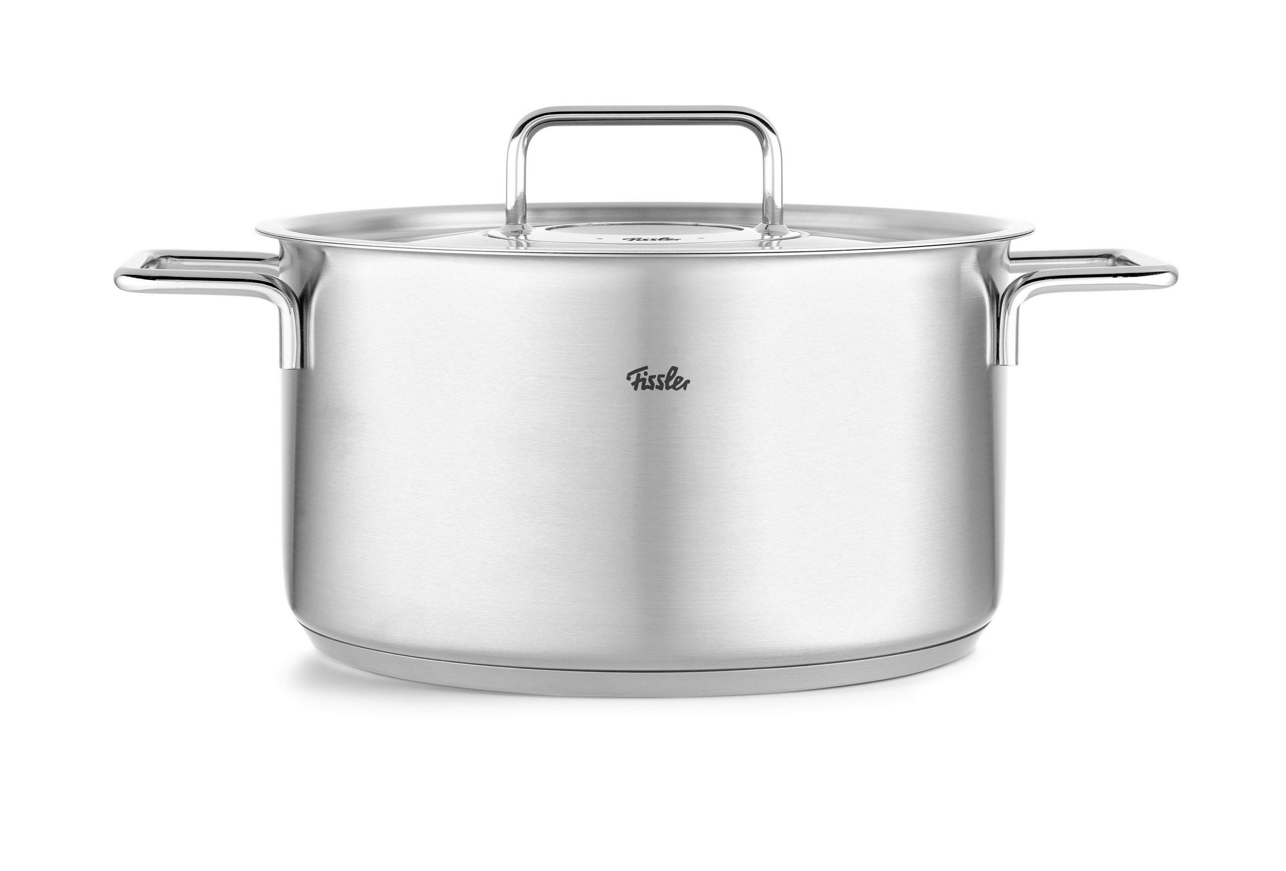 KOCHTOPF Pure 5,7 L  - Silberfarben, Basics, Metall (24cm) - Fissler