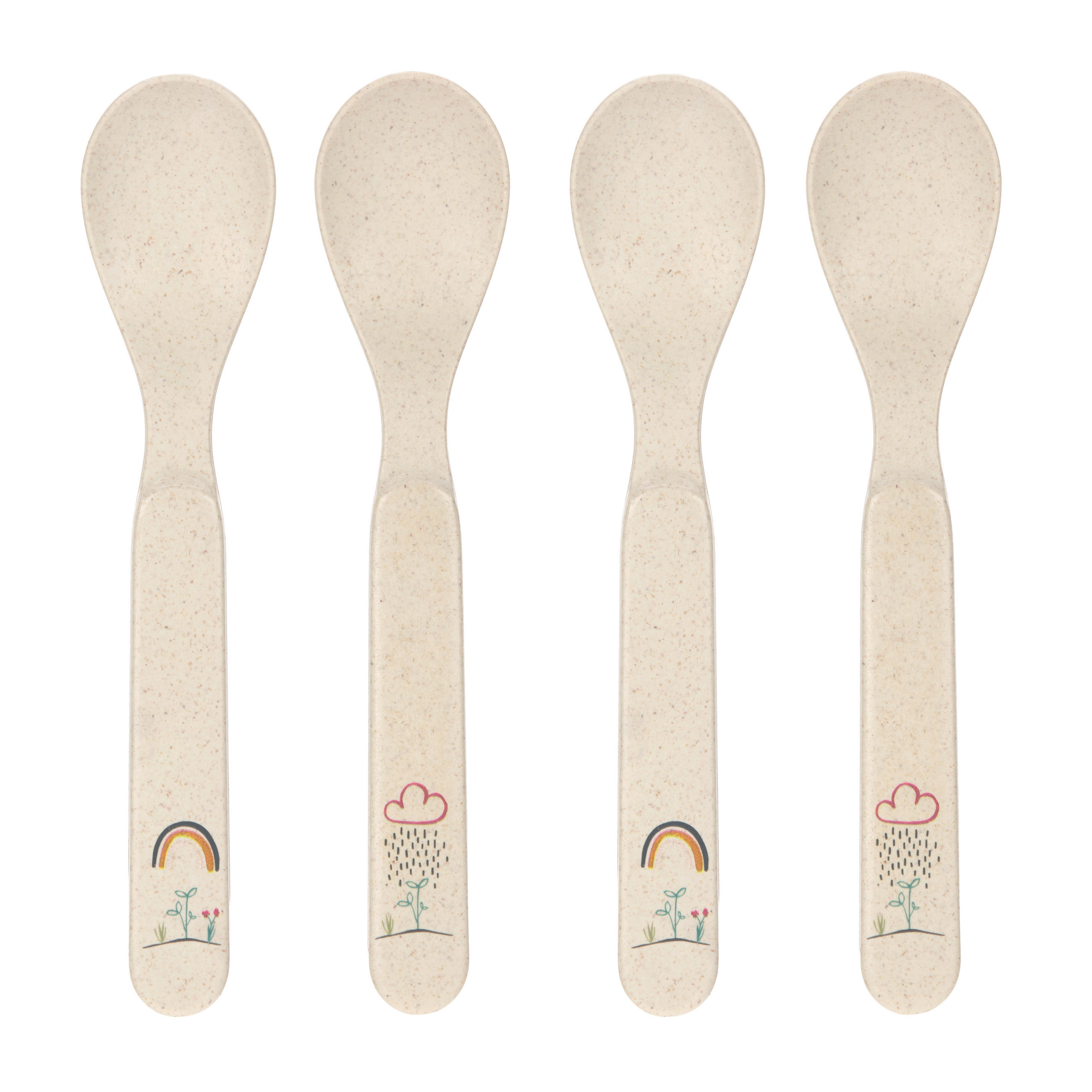 LÖFFELSET - Beige, Basics, Papier/Kunststoff (13,5/2,8/1,40cm) - Lässig