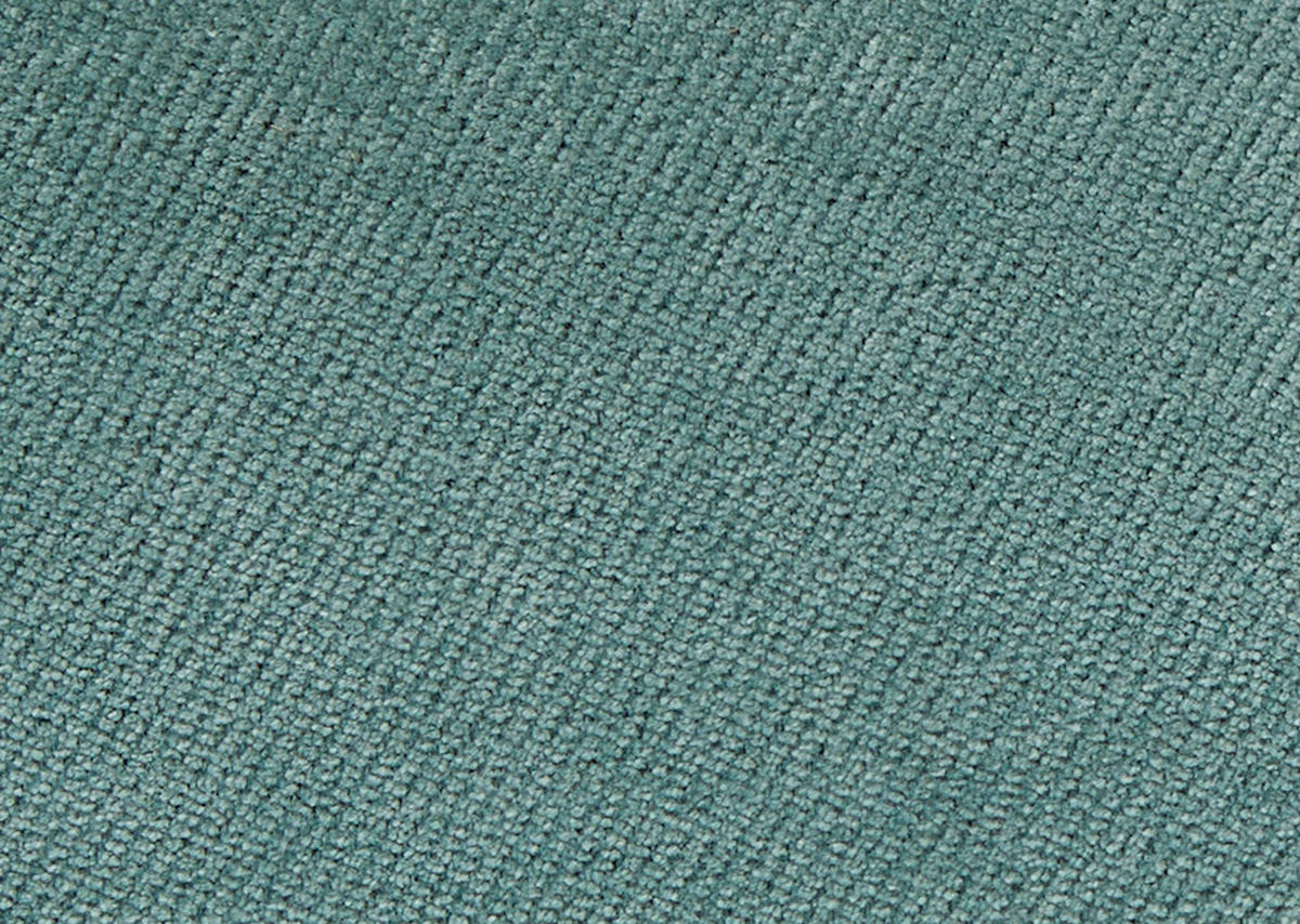 ECKSOFA Chenille, Flachgewebe Opal  - Opal/Schwarz, Design, Textil/Metall (180/284cm) - Dieter Knoll