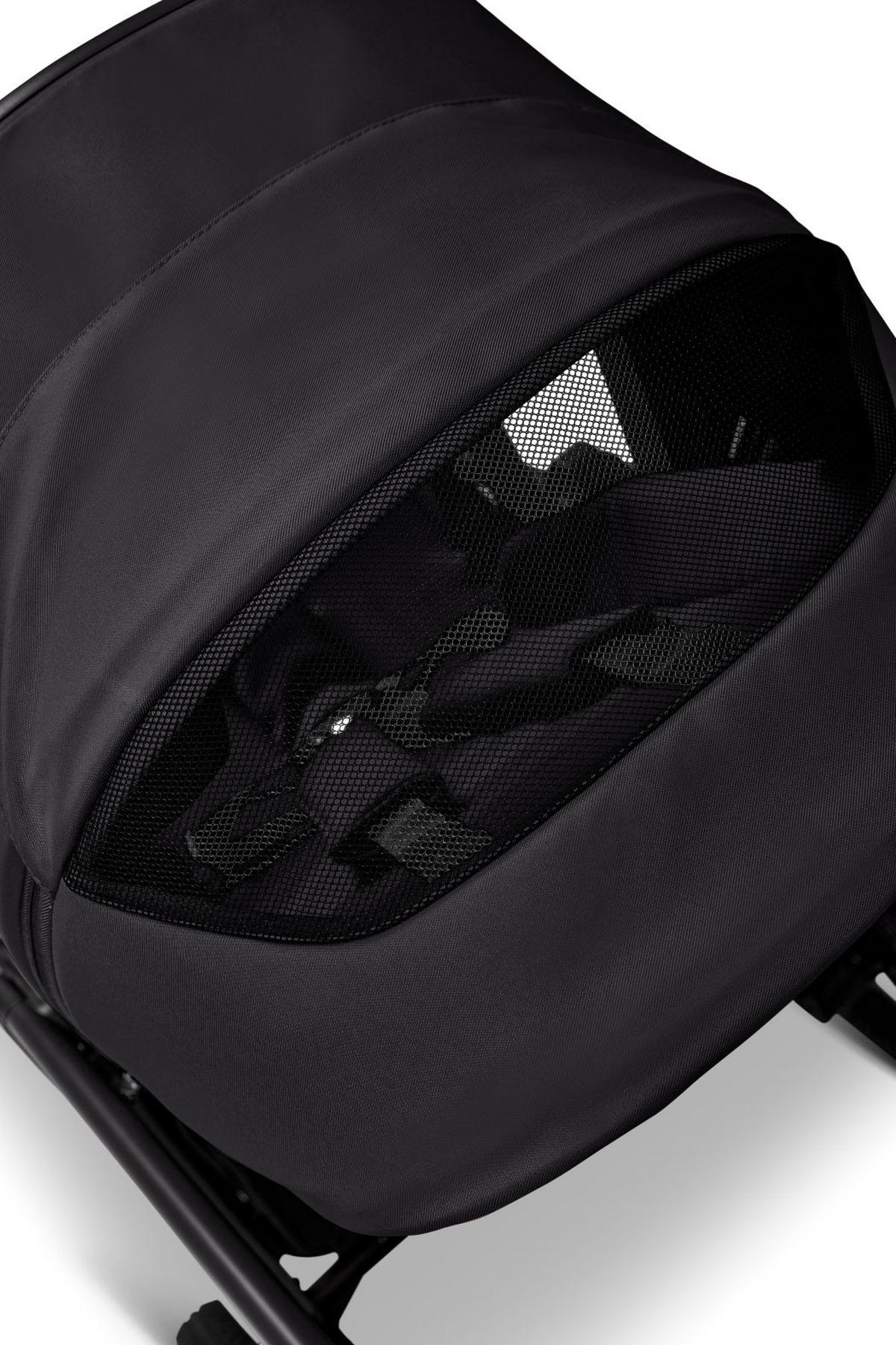 KINDERWAGENSET  GIO FOLD SET AIR  onyx  - Schwarz, Basics, Textil/Metall (120/58/92cm) - Moon Edition