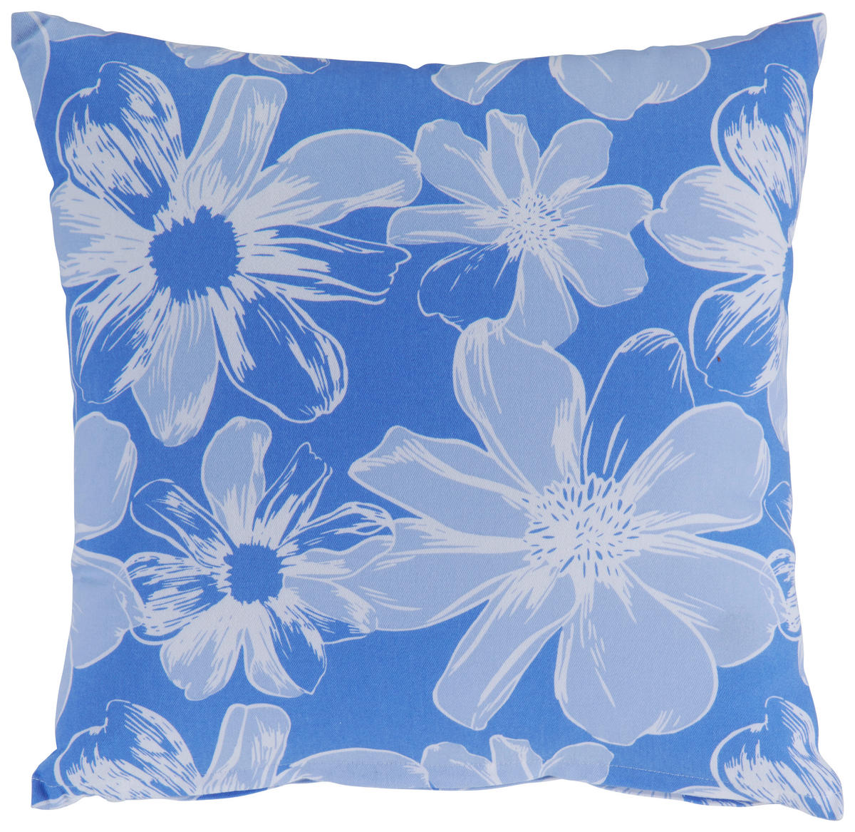 DEKORAČNÍ POLŠTÁŘ 40/40 cm - modrá, Konvenční, textil (40/40cm) - Esposa