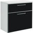 SCHUHSCHRANK 61/62/31 cm - Chromfarben/Anthrazit, Design, Glas/Holzwerkstoff (61/62/31cm) - Novel SCHUHSCHRANK 61/62/31 cm - Chromfarben/Anthrazit, Design, Glas/Holzwerkstoff (61/62/31cm) - Novel